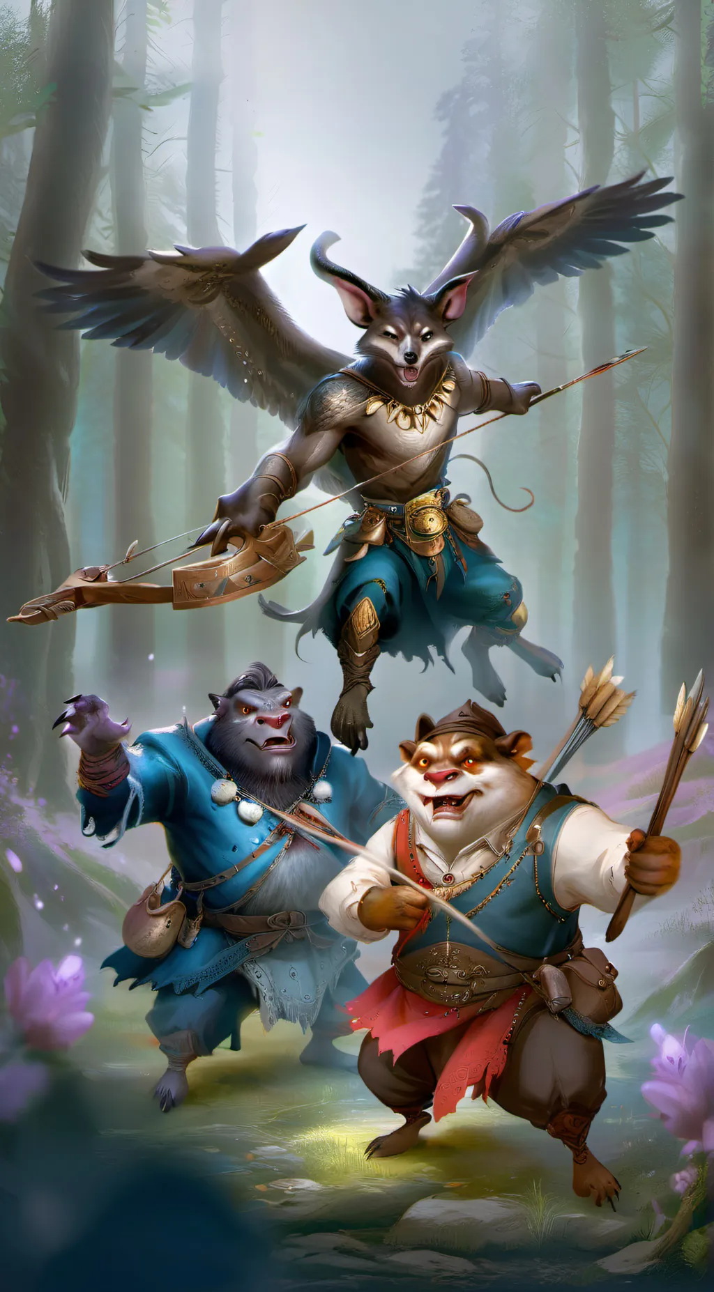 ai character: GtM BorrowBloom background