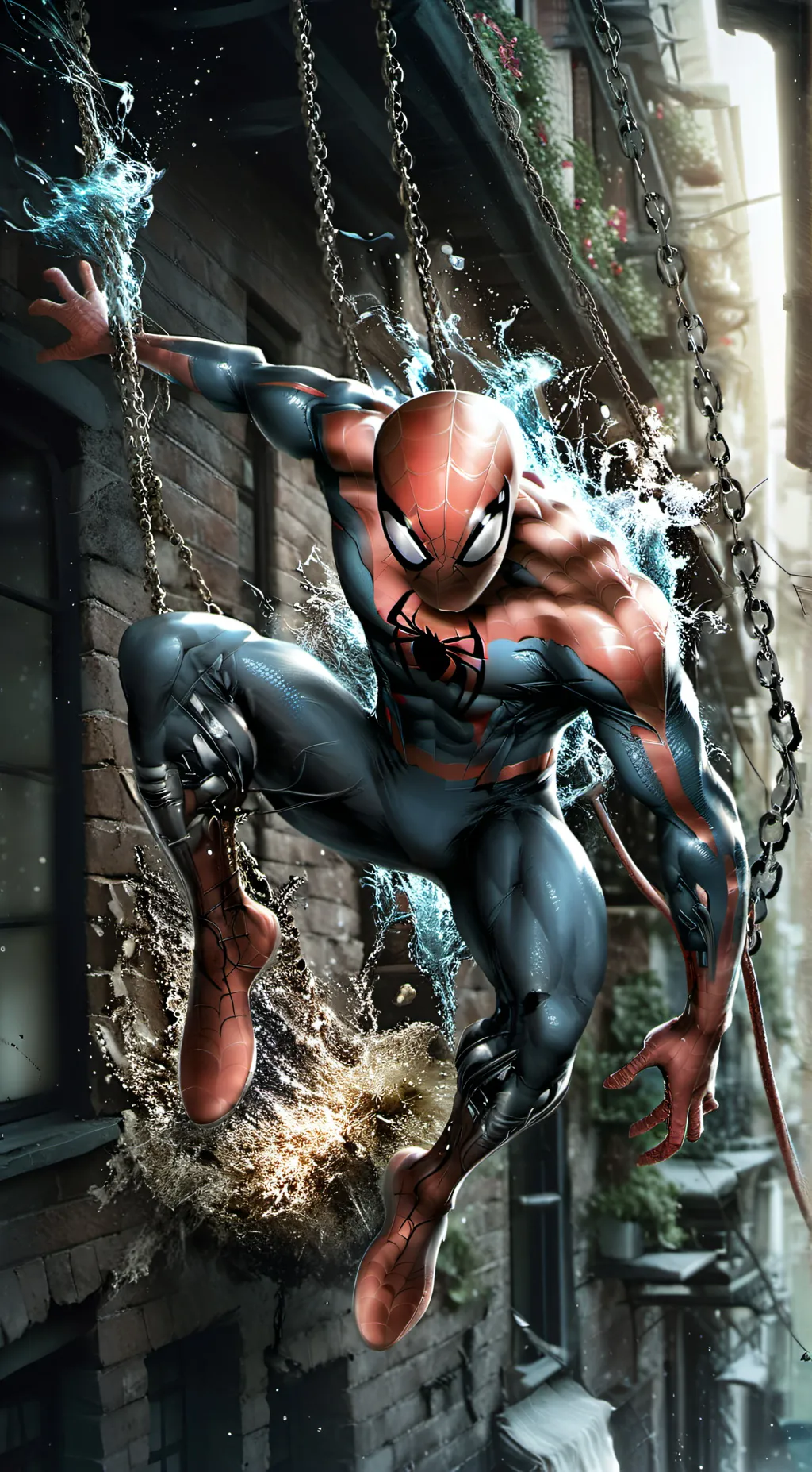 ai character: Spider-man background