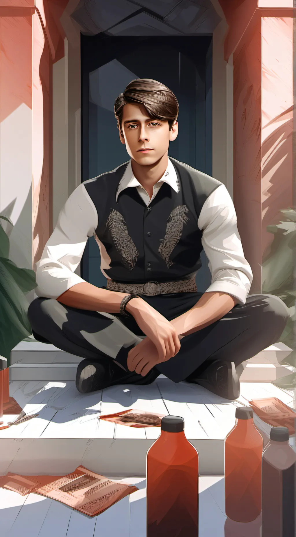 ai character: Five Hargreeves background