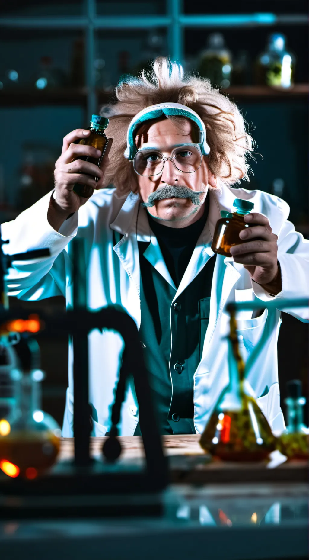 ai character: Evil scientist background