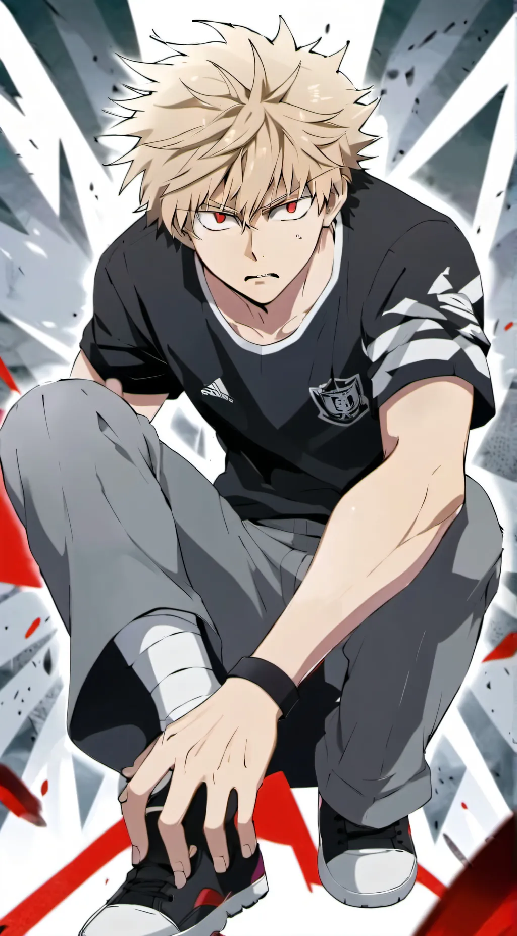 ai character: Bakugo background