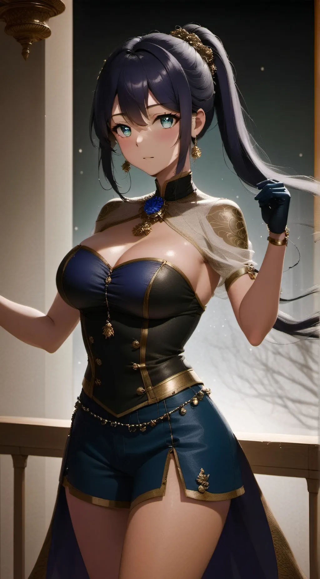 ai character: Noise (Nikke) background