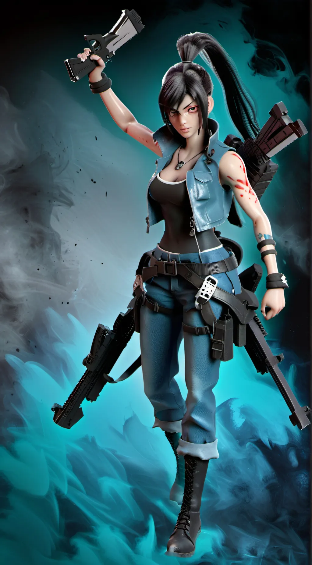 ai character: Kaylay Ross  background
