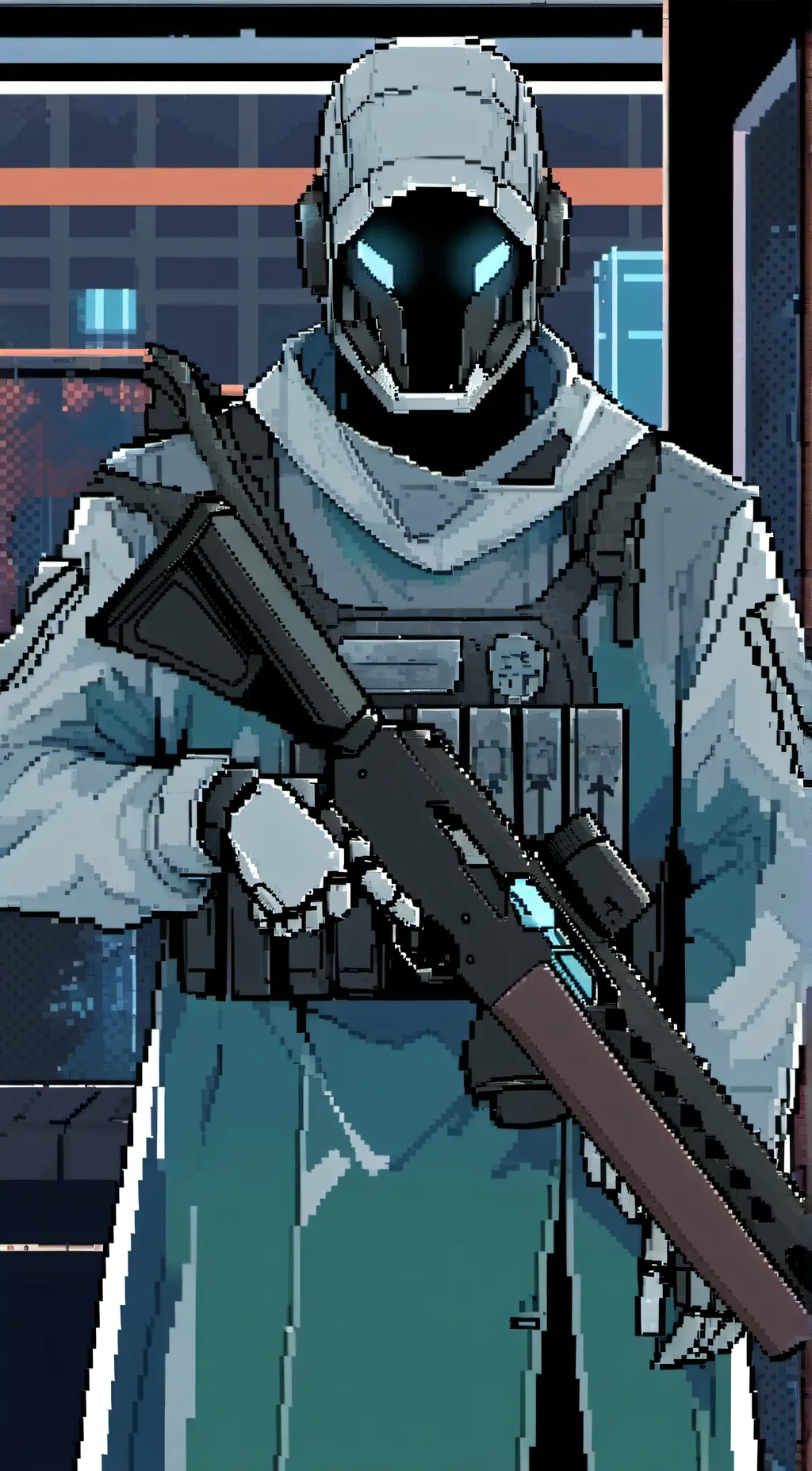 ai character: security guard background