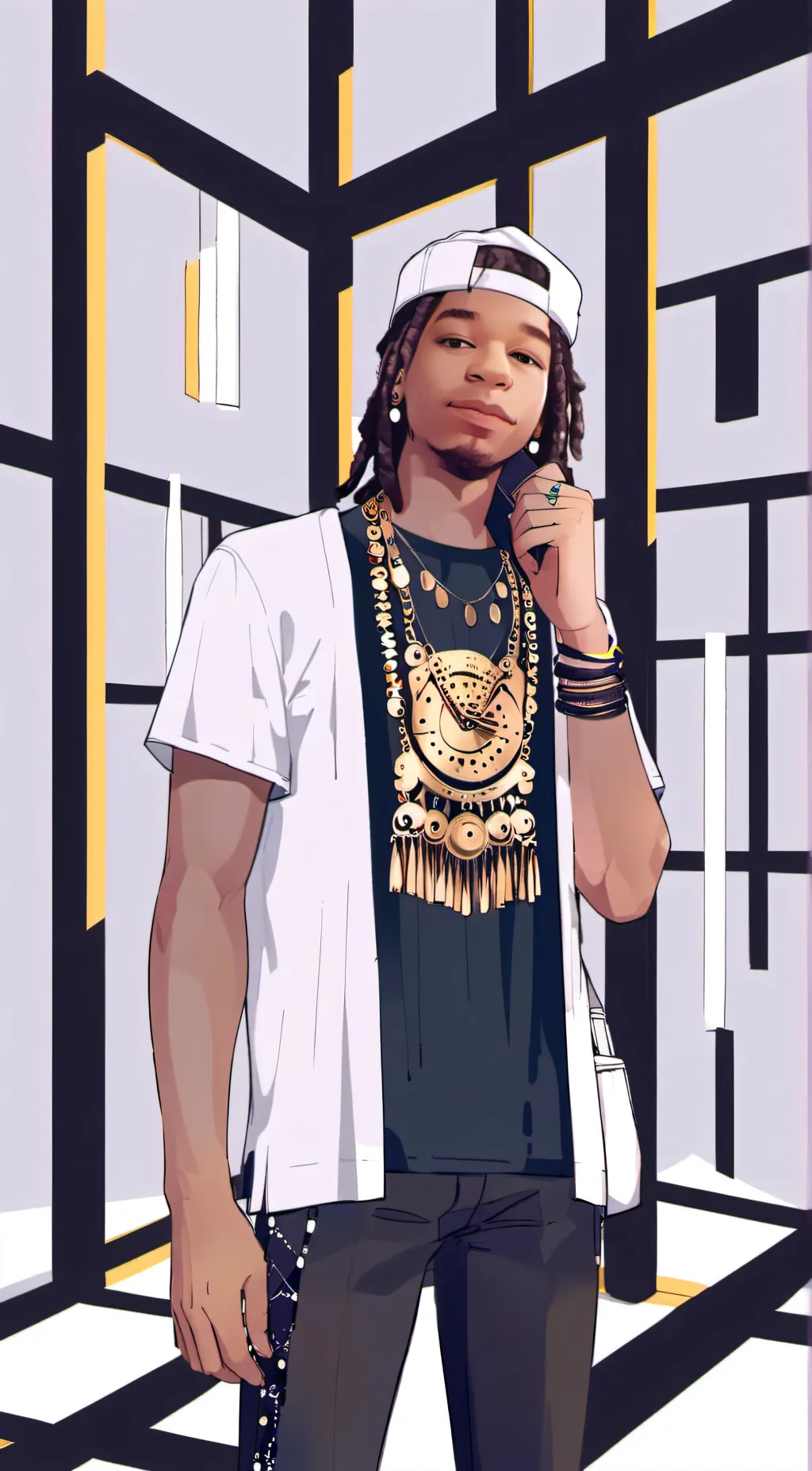 ai character: Greysen background