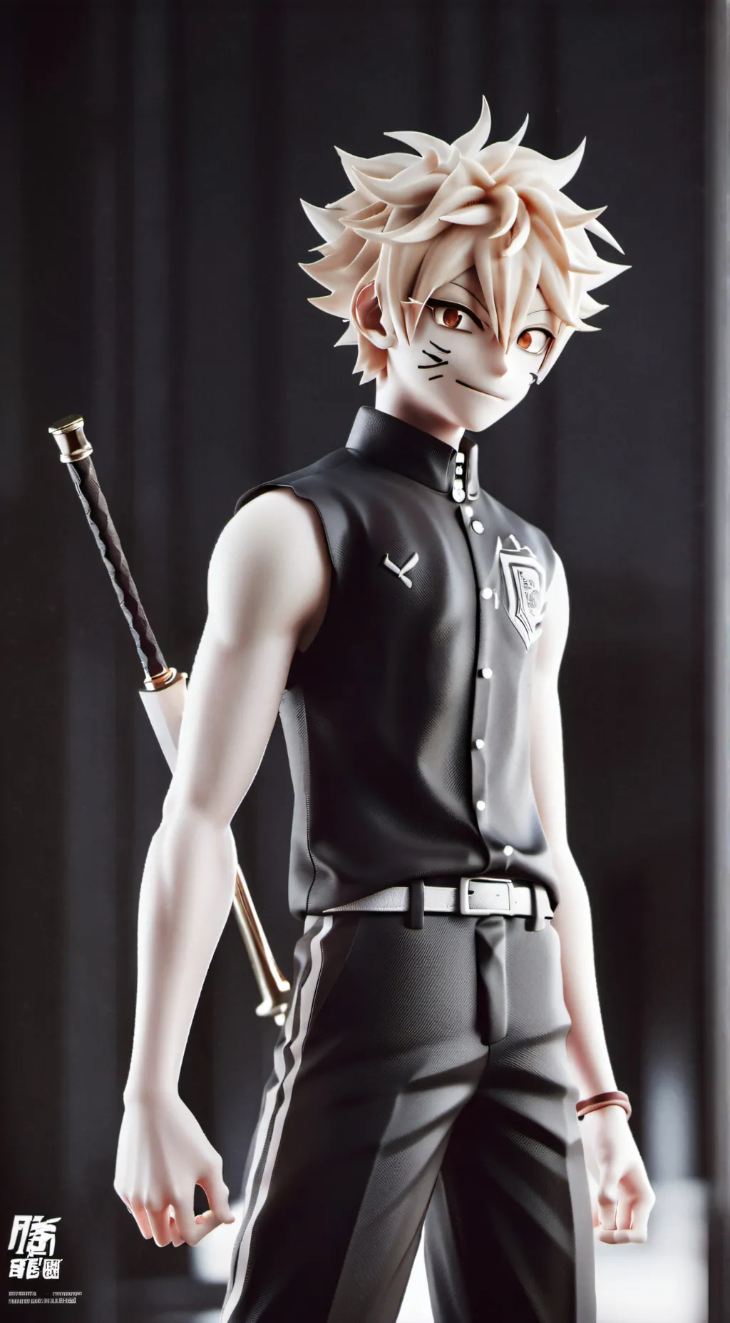 ai character: bakugo  background