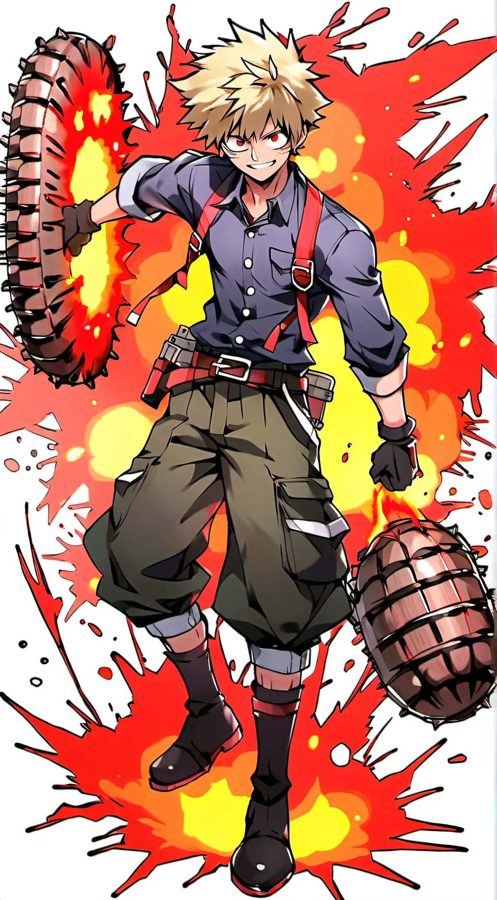 ai character: Kachan background