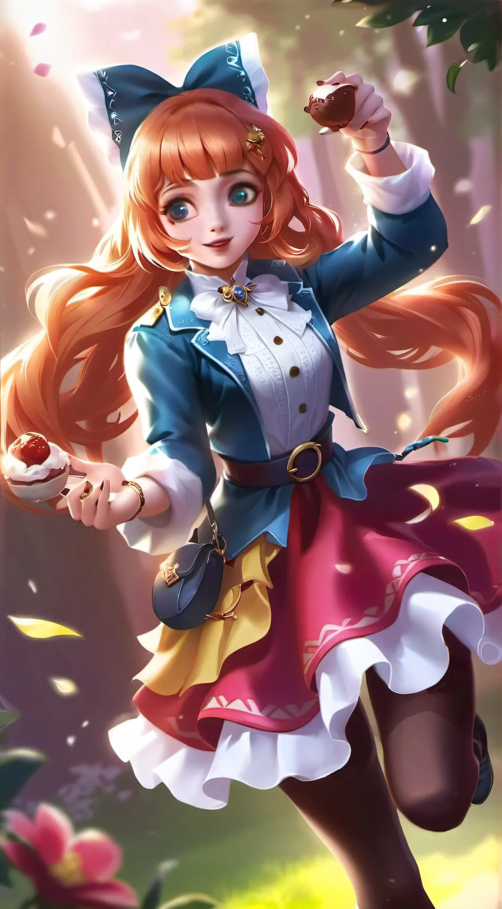 ai character: Angela Mlbb background