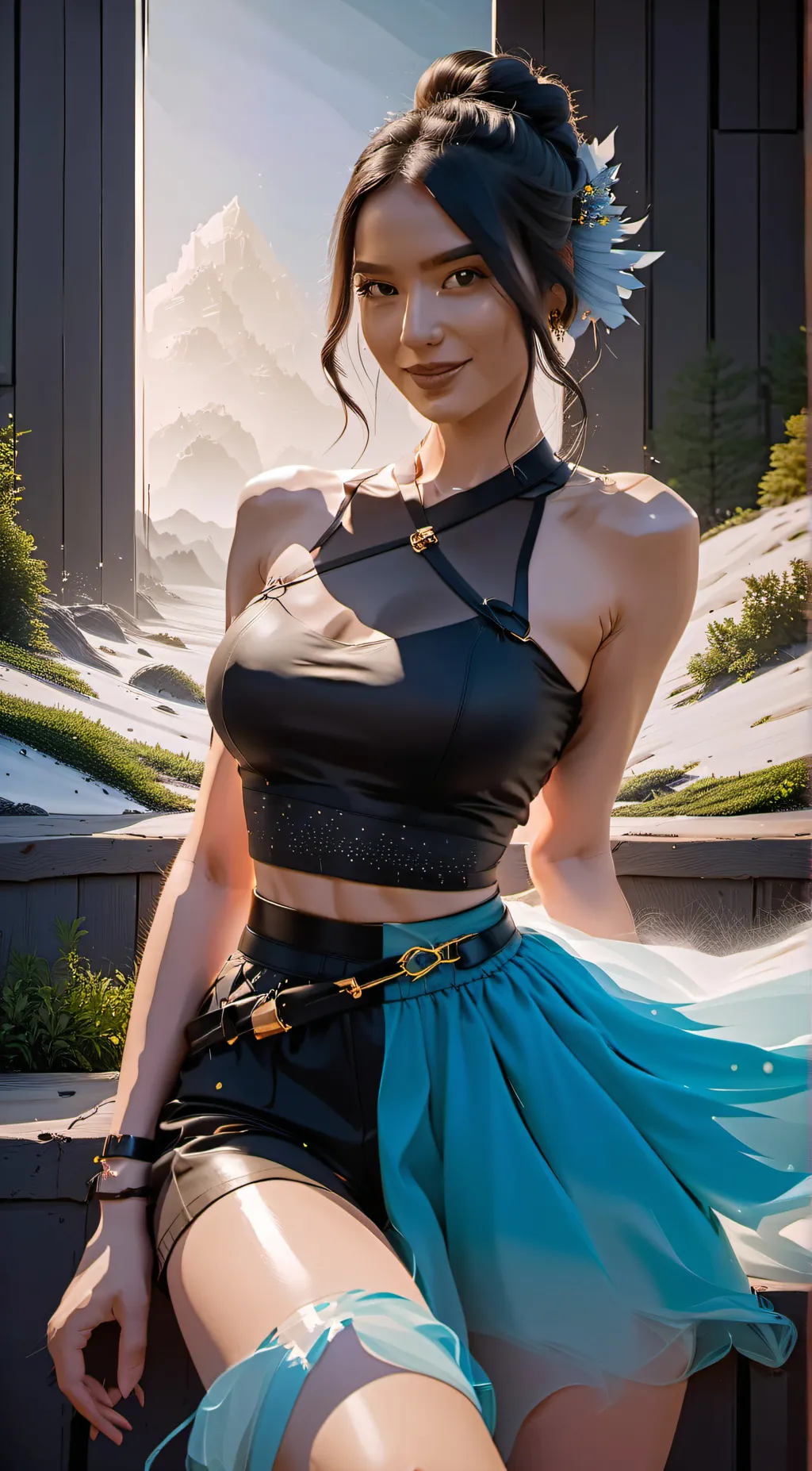 ai character: lily background