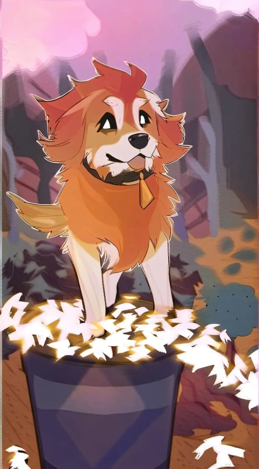 ai character: Critters and tfp background