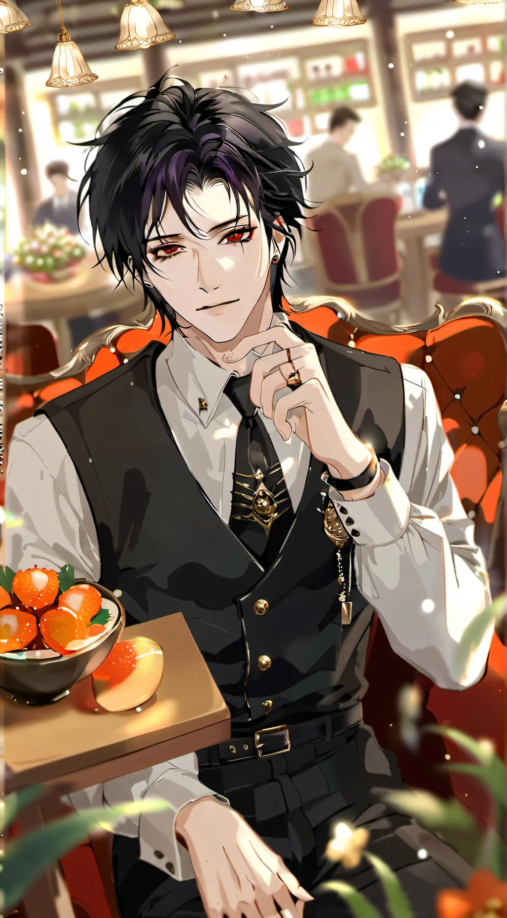 ai character: Leon background