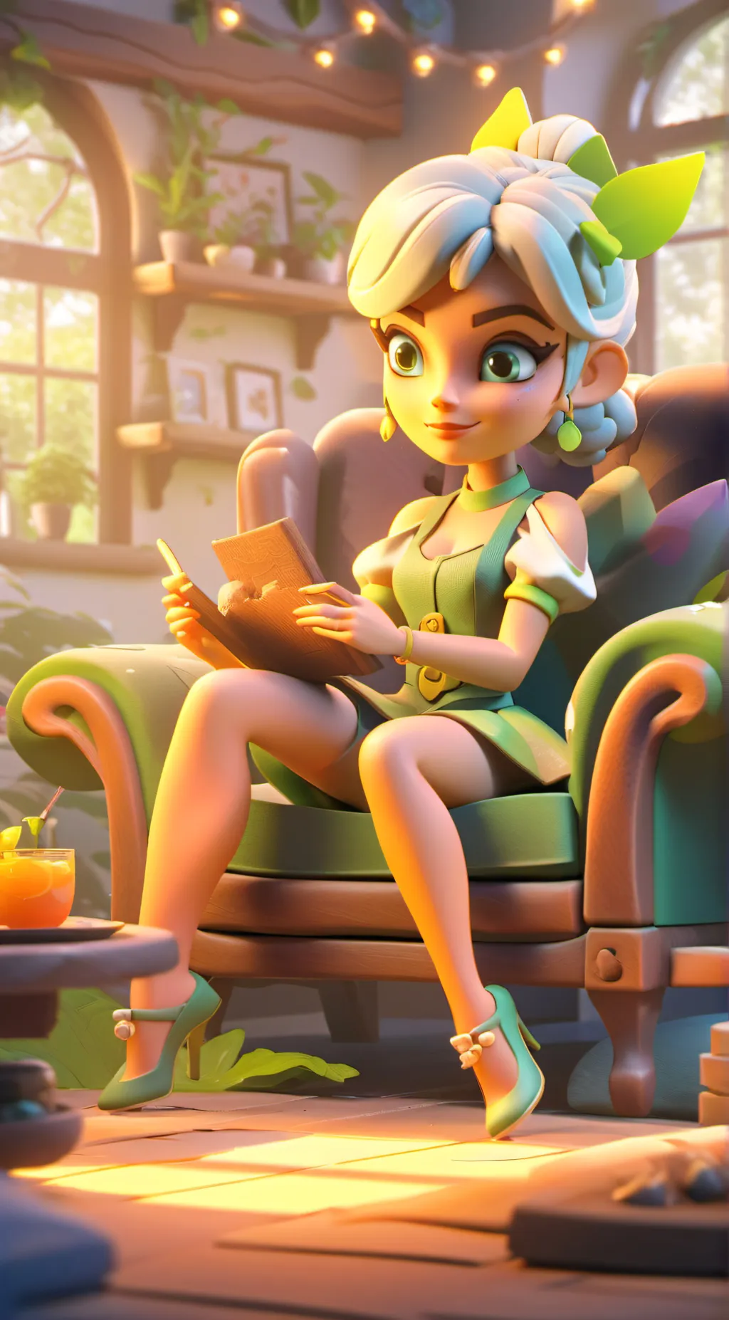 ai character: tinker belle background