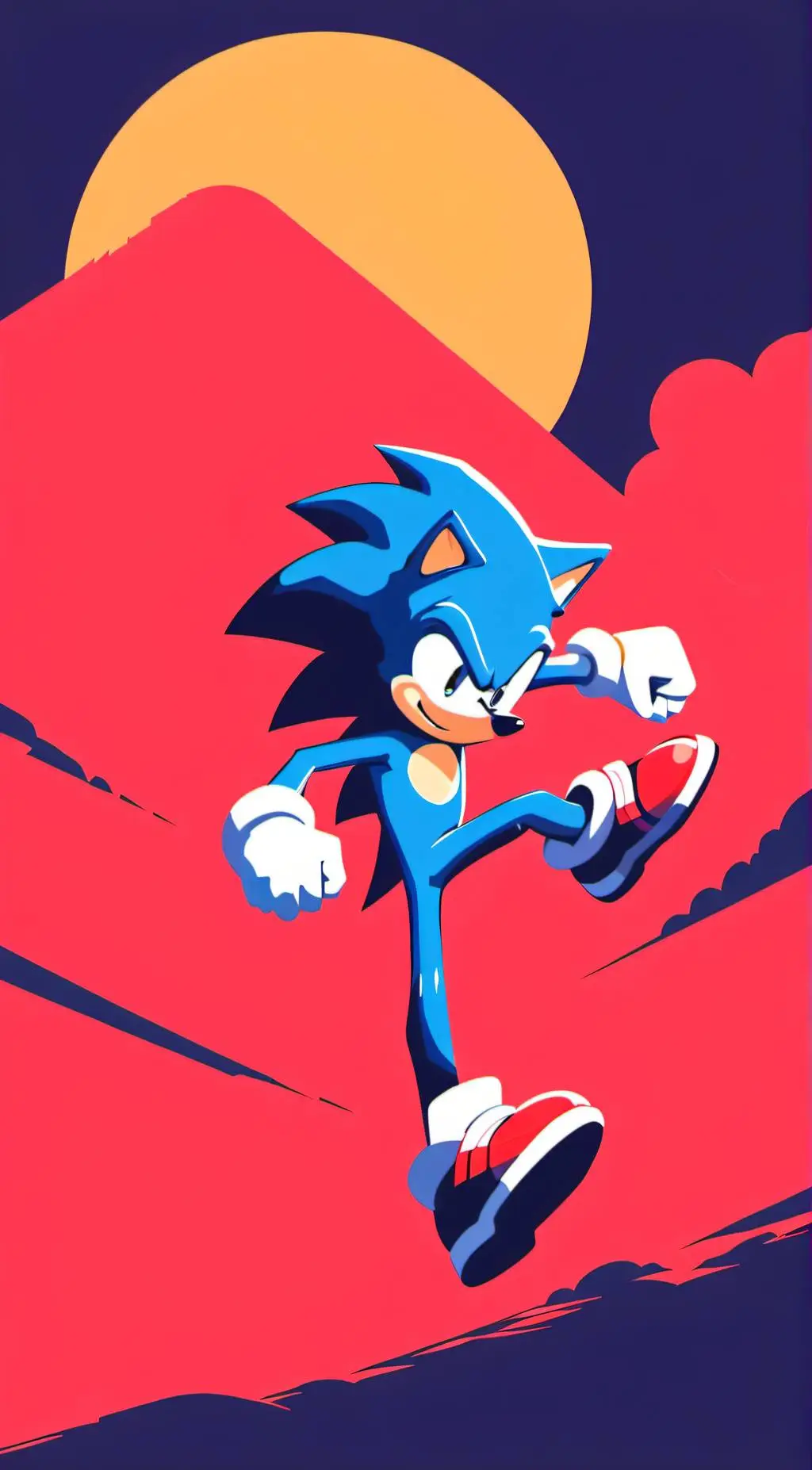 ai character: Sonic team☆ background