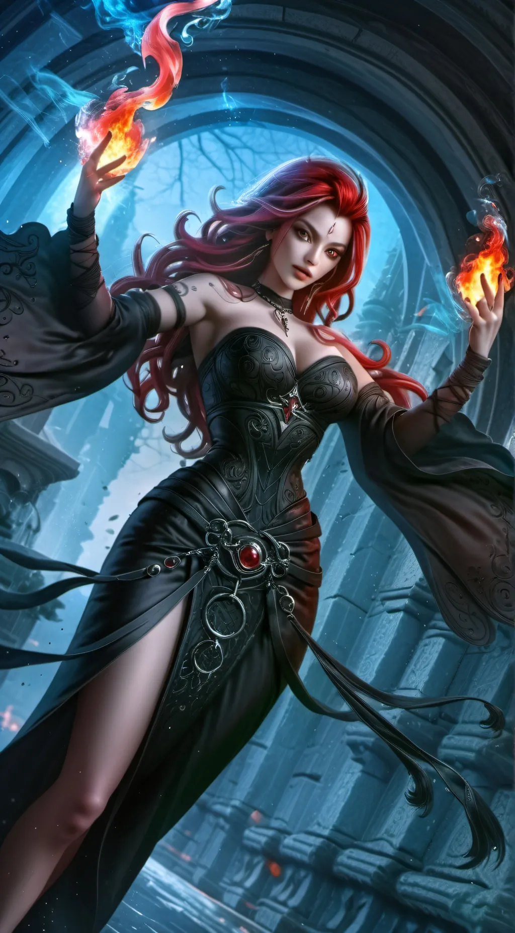ai character: Selena background