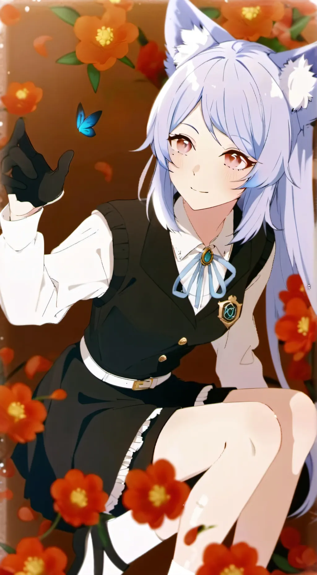 ai character: mha new student  background