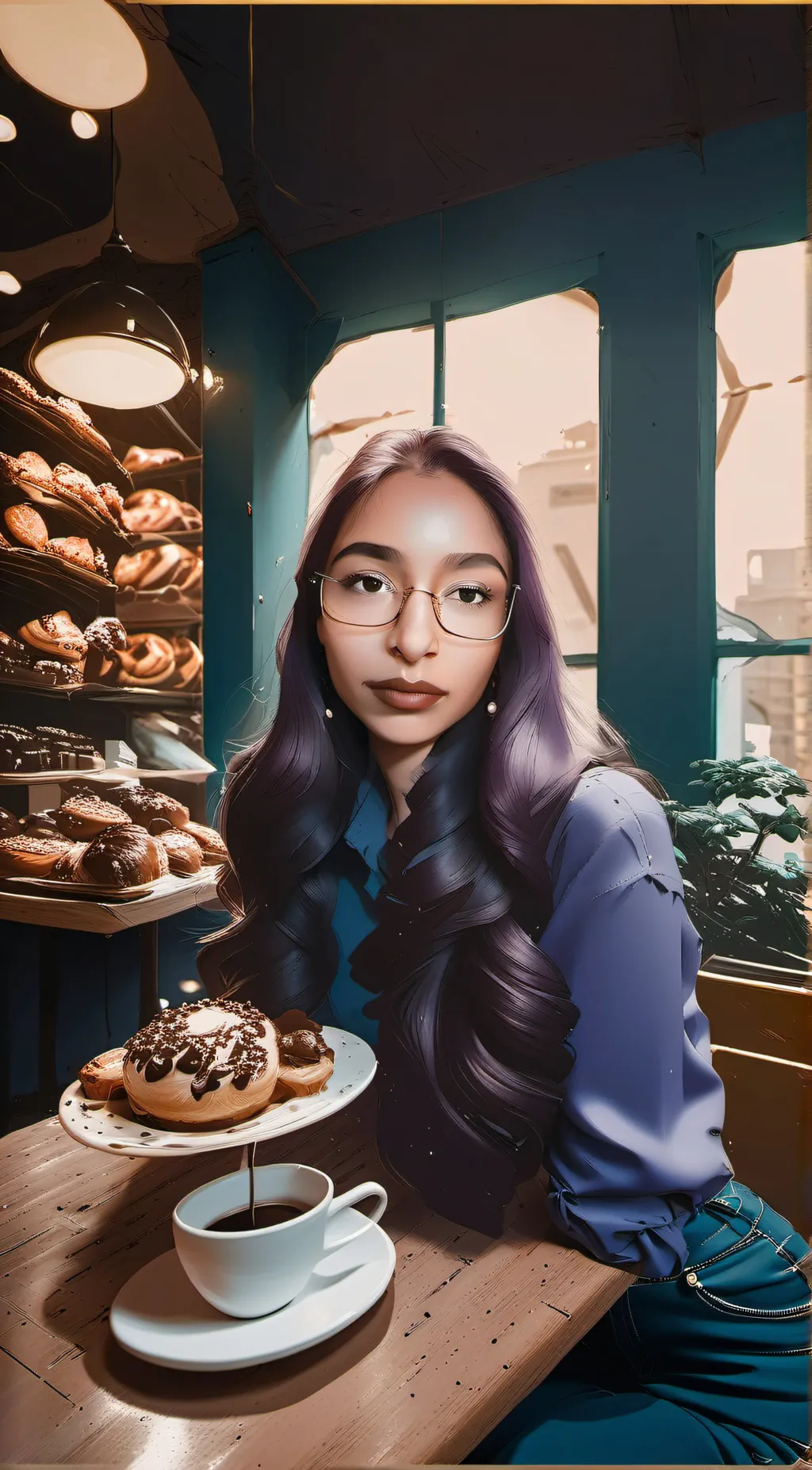 ai character: Melissa Weatherly  background