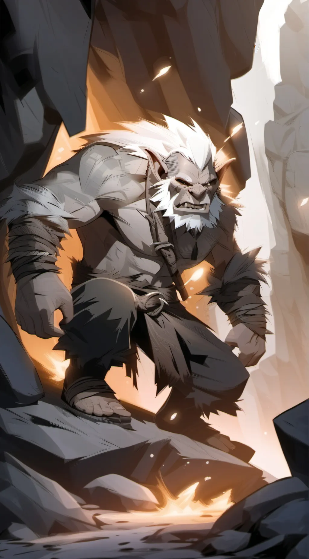 ai character: Grak background