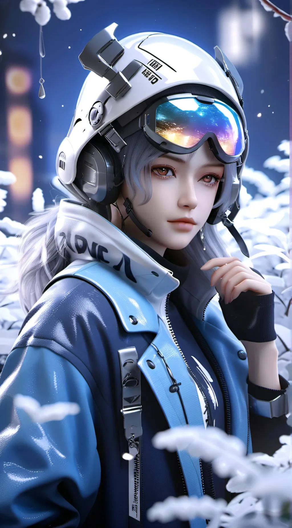 ai character: girlfriend  background
