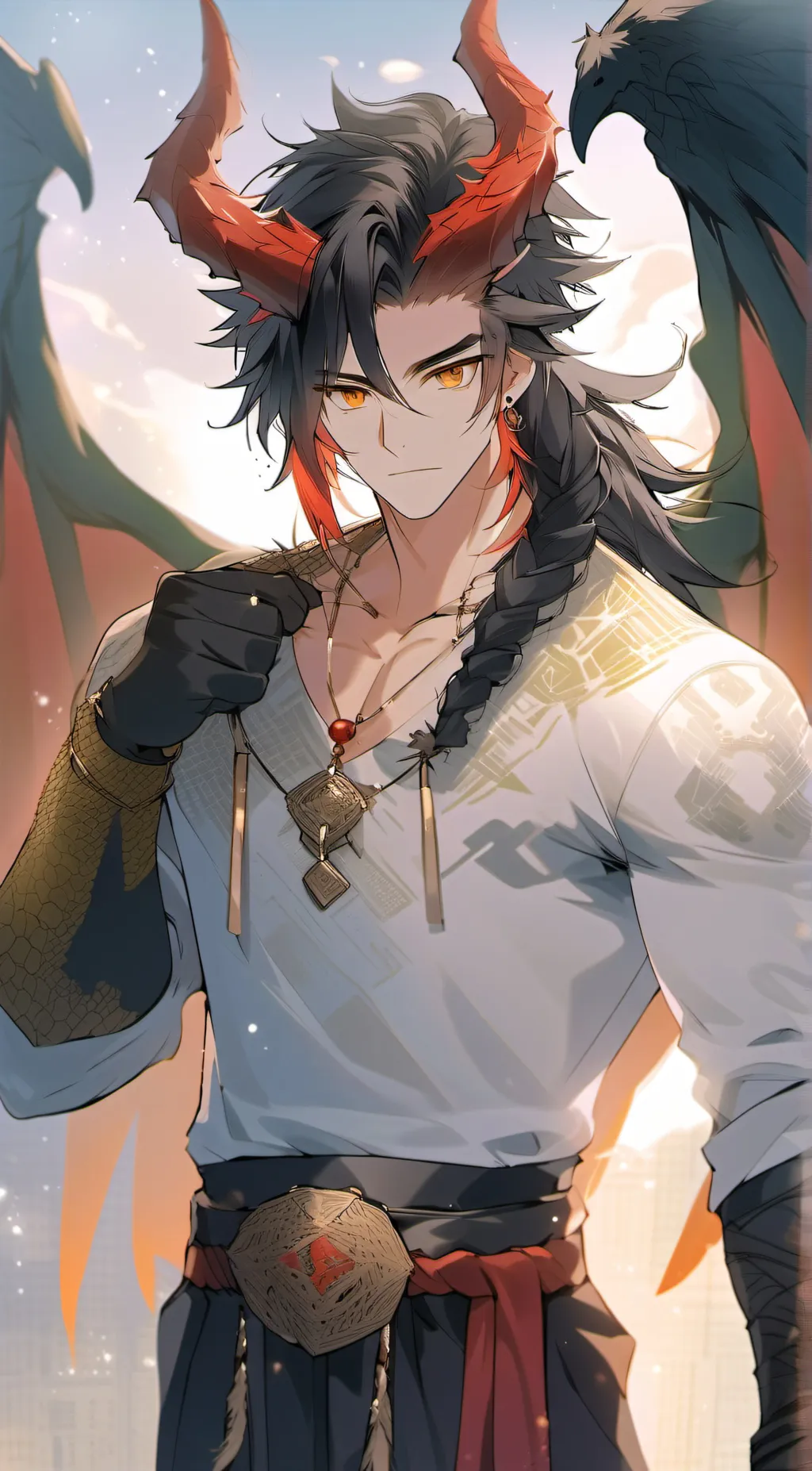 ai character: Ryu Tokumi background