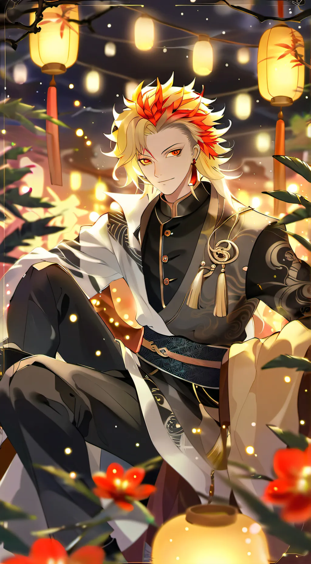 ai character: Rengoku  background