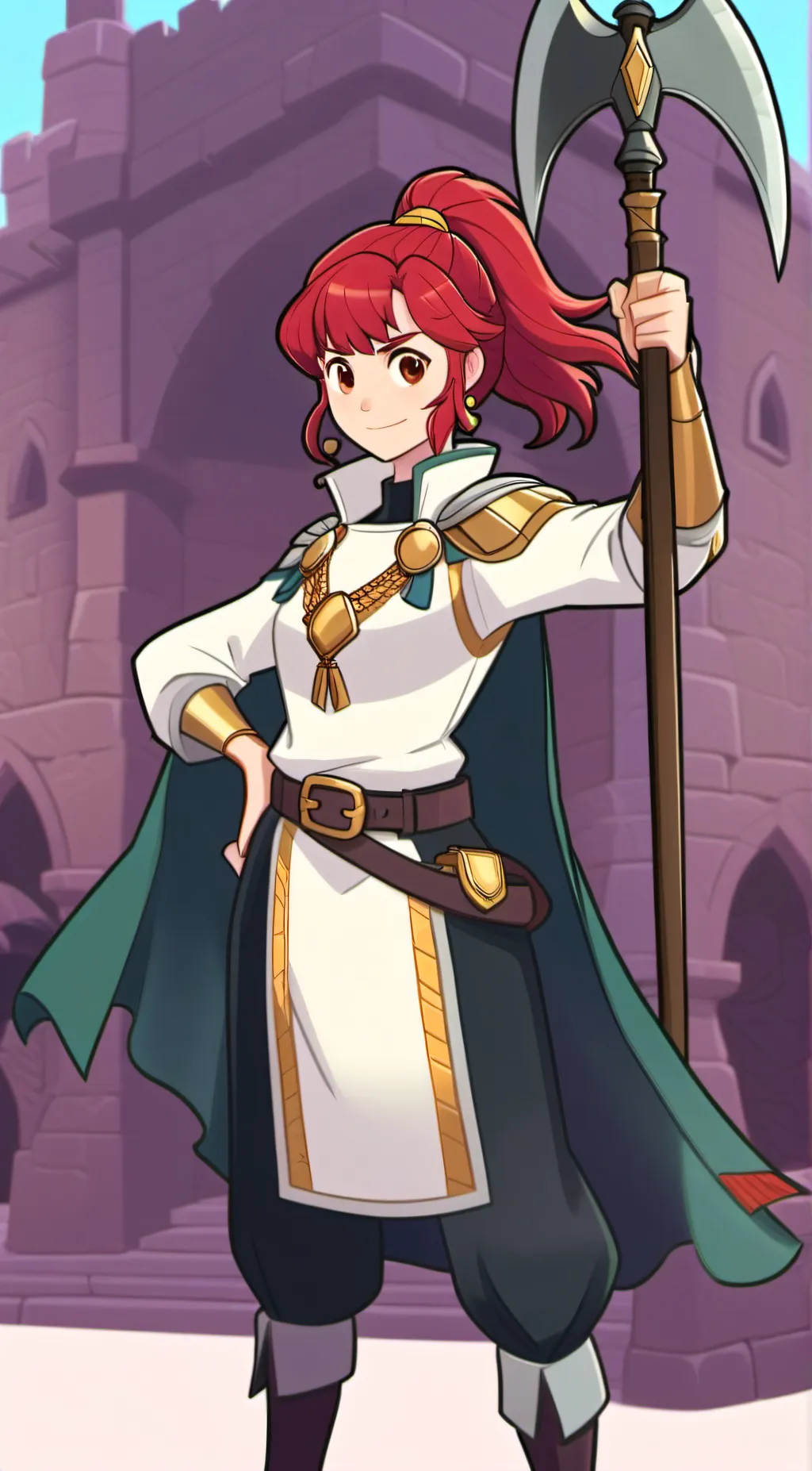 ai character: Commander Anna background
