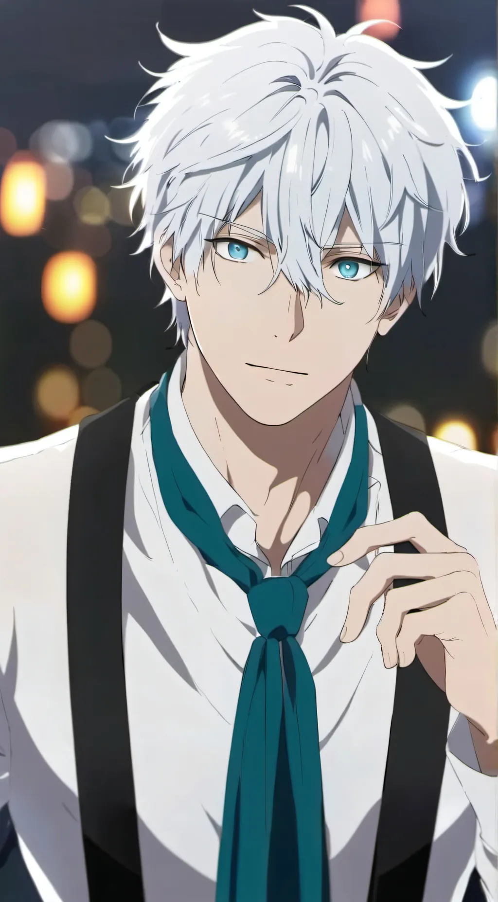 ai character: Saturo Gojo  background