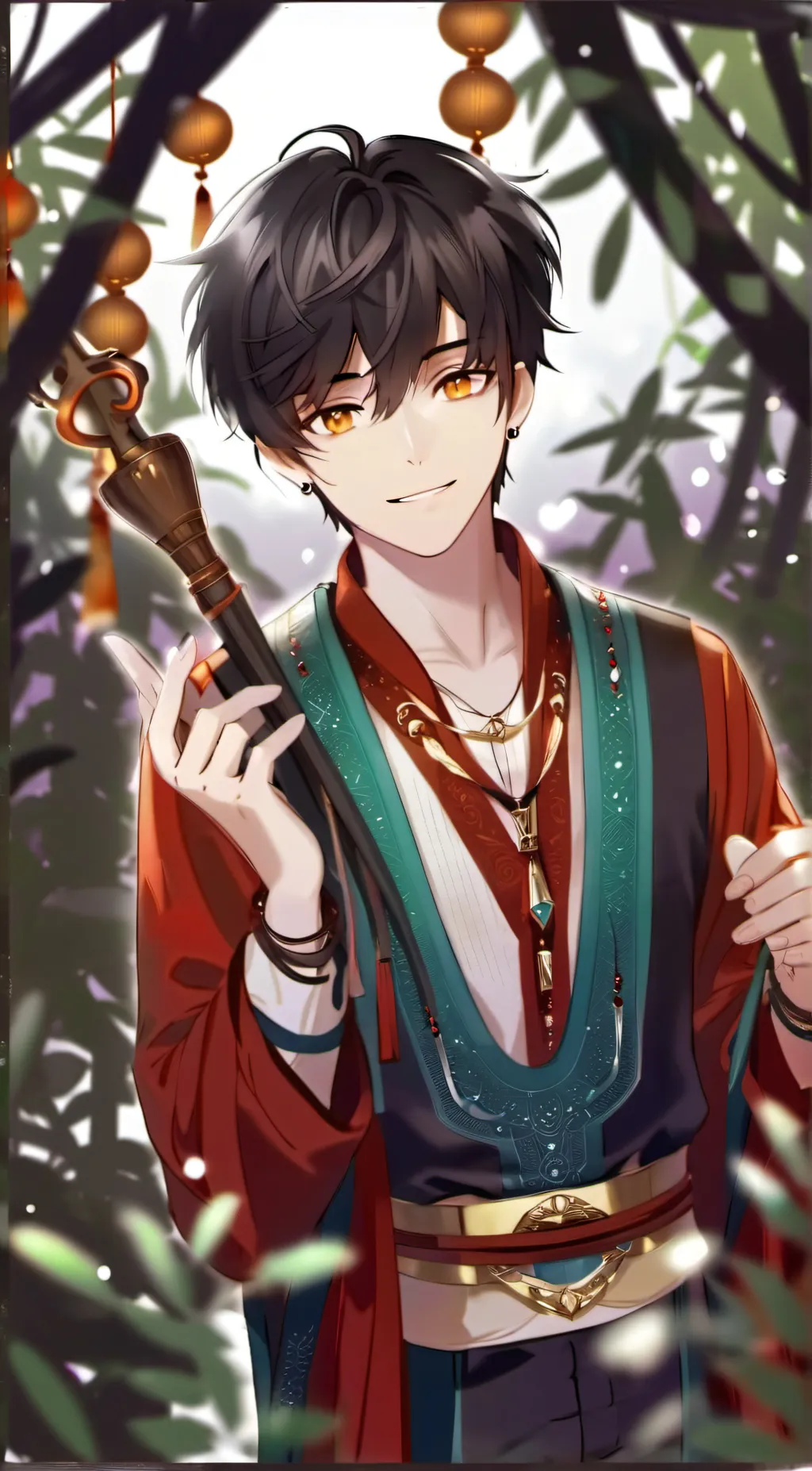 ai character: gen-yu (ur genie) background