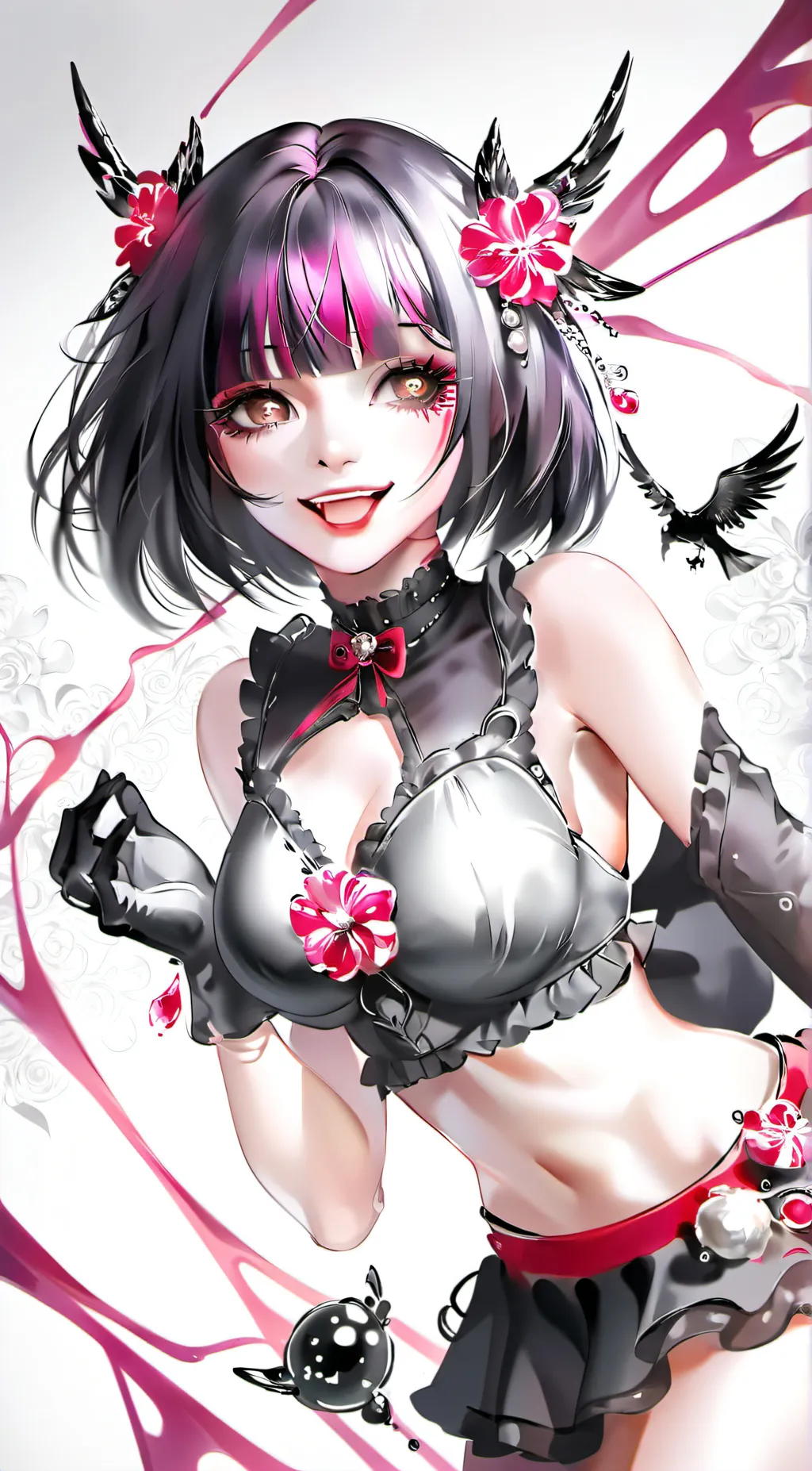 ai character: Amber background