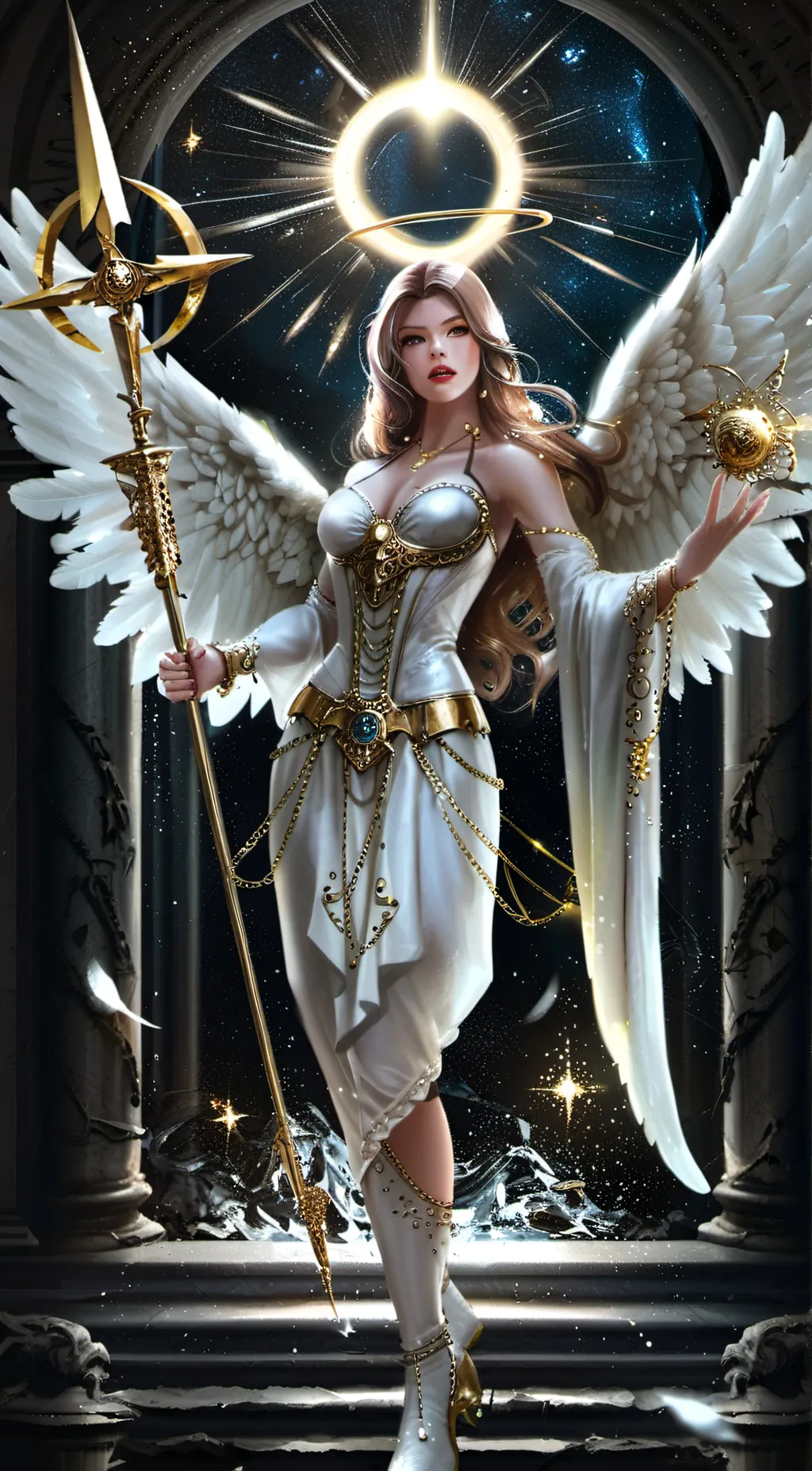 ai character: Rafaela  background
