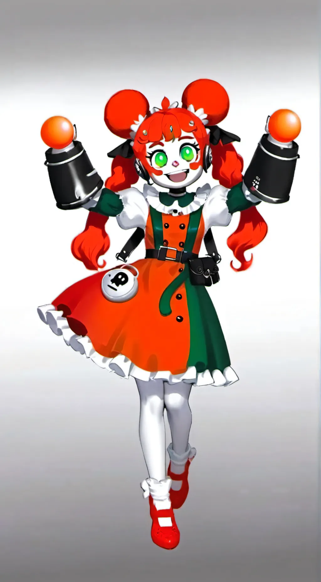 ai character: Circus baby background
