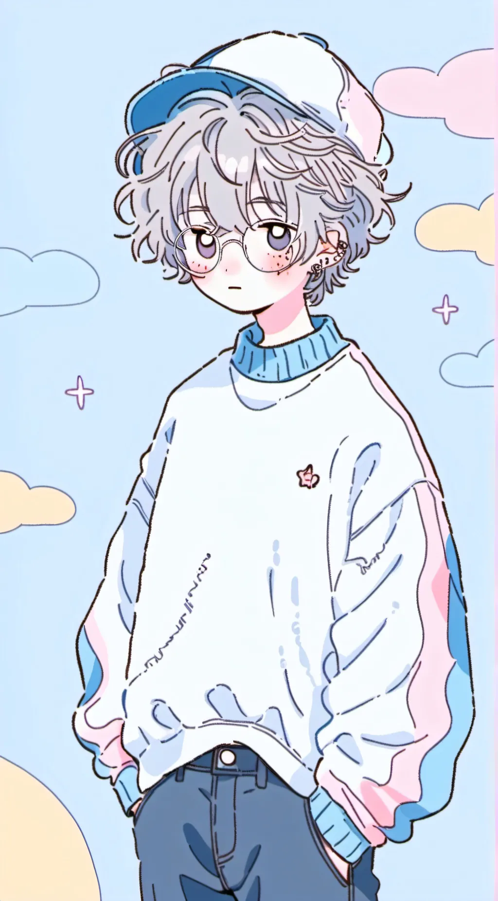 ai character: Justin() background