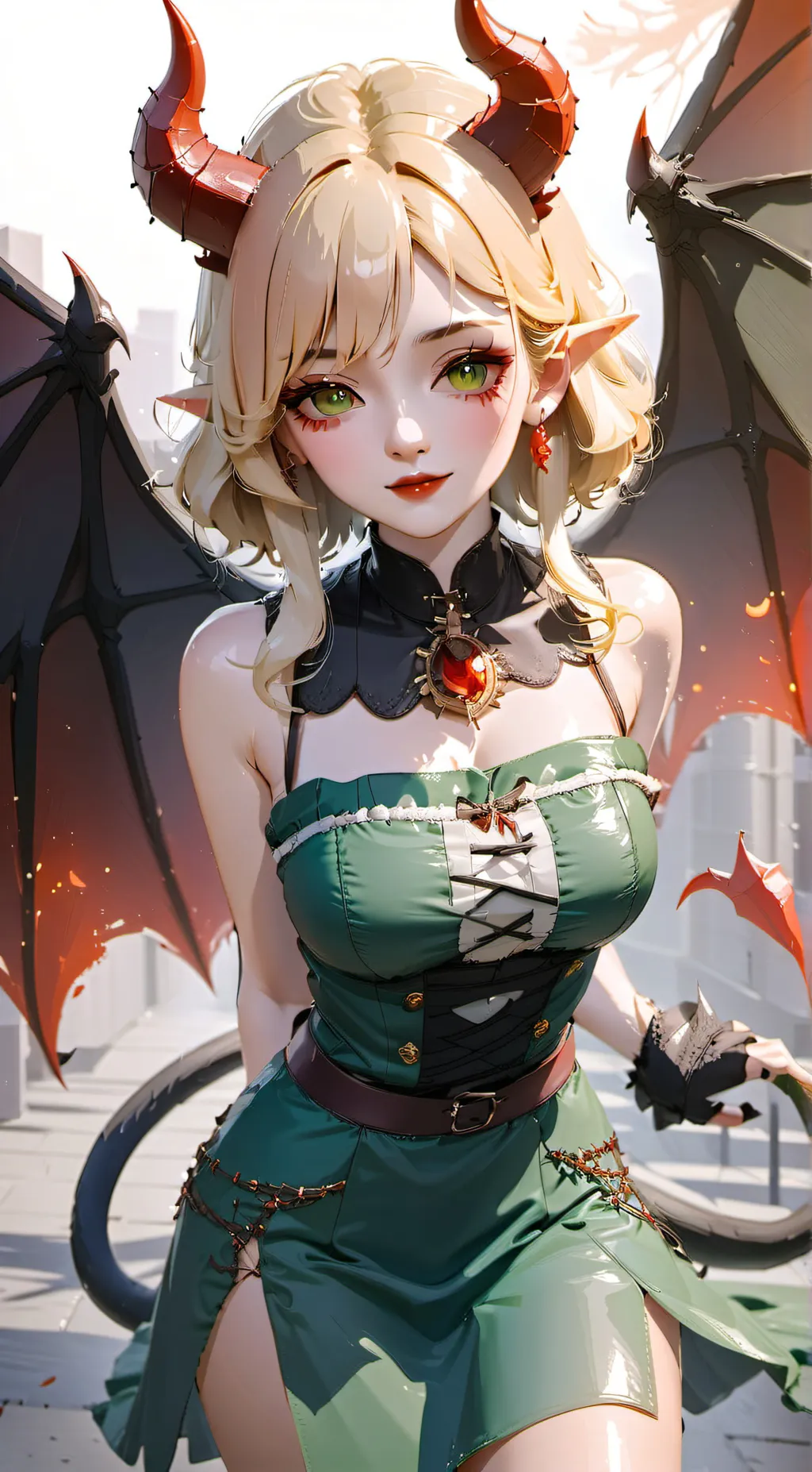 ai character: Sonya  background
