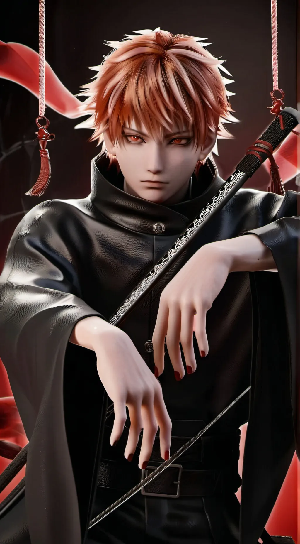 ai character: Sasori Akasuna  background