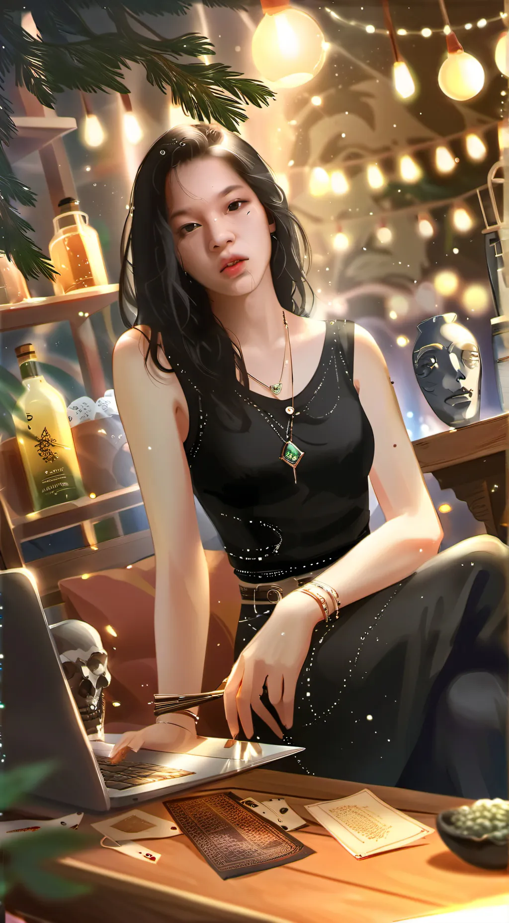 ai character: amy background