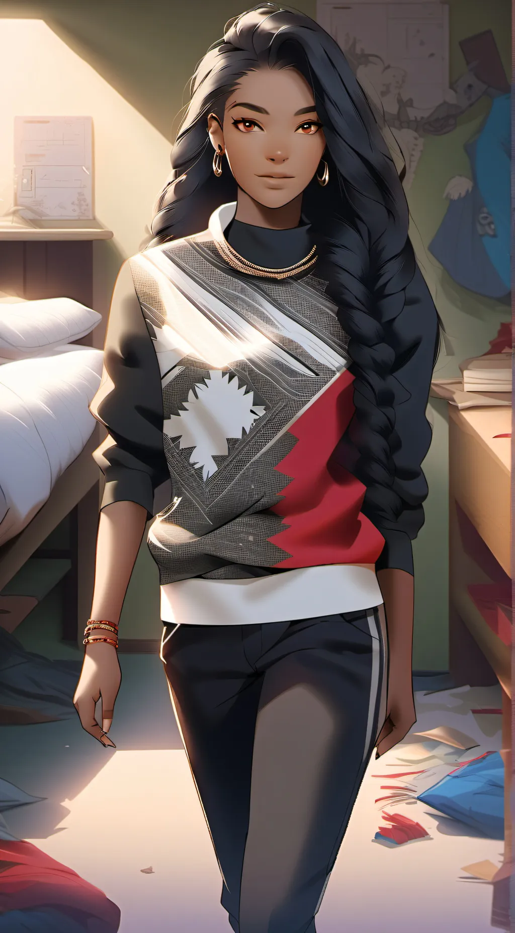 ai character: Ariyah James background