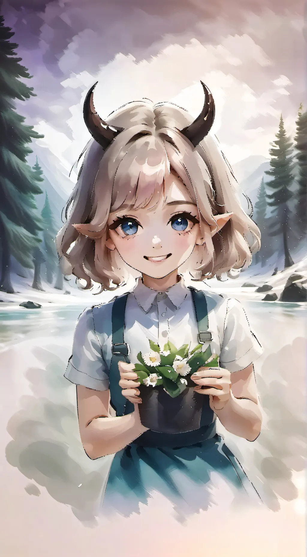 ai character: anna💓 background