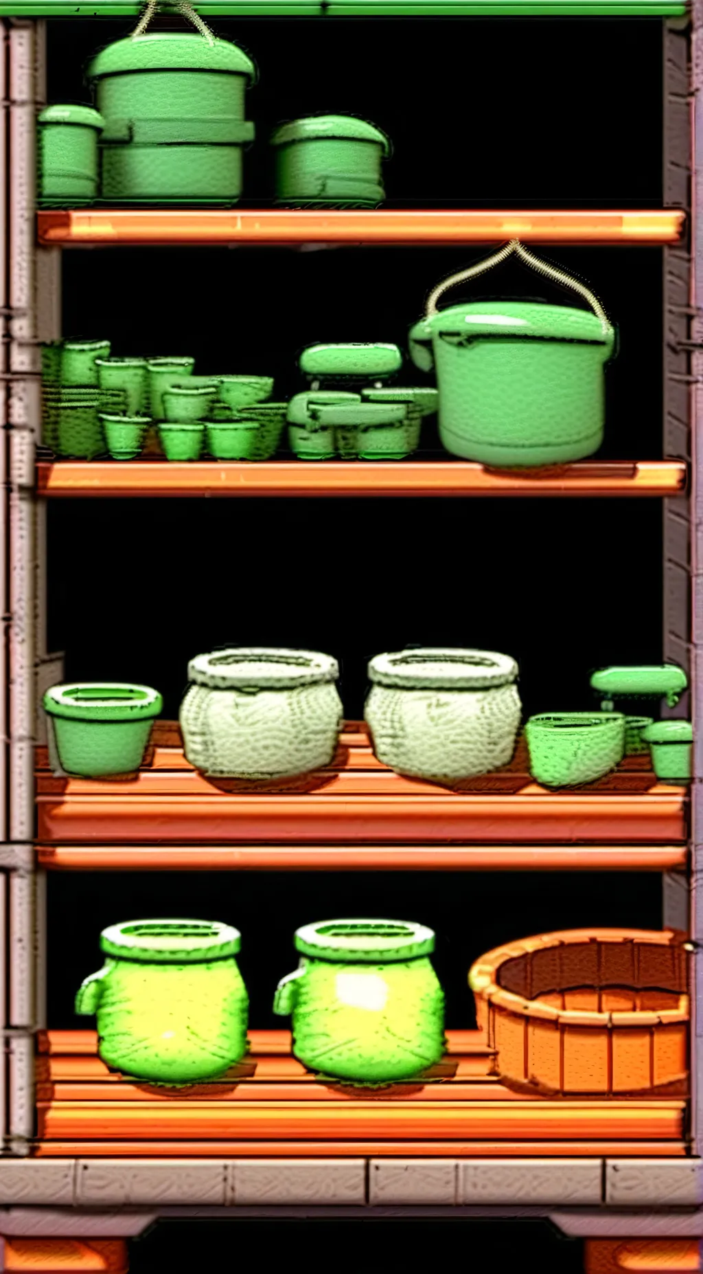 ai character: Potbelly  background