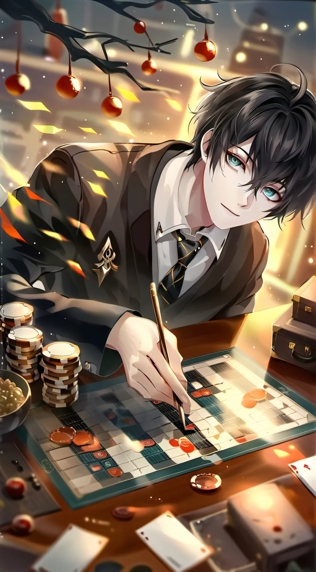 ai character: Zander background
