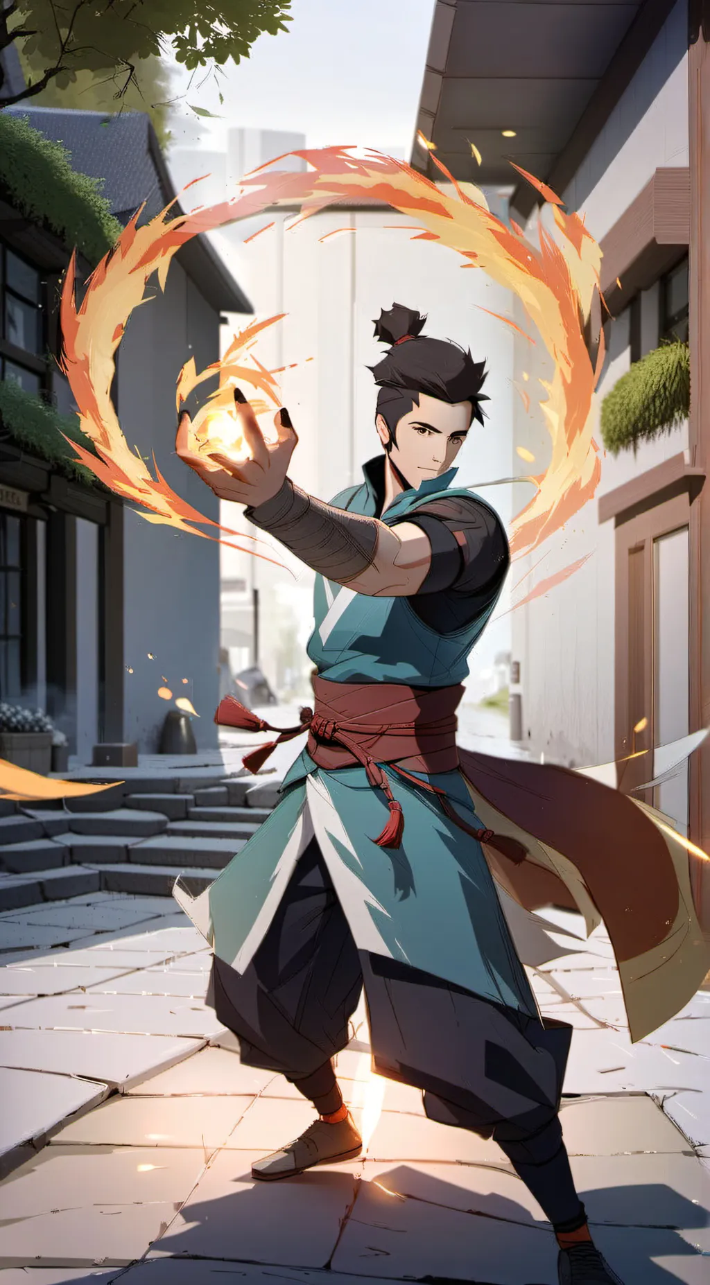 ai character: Mako background