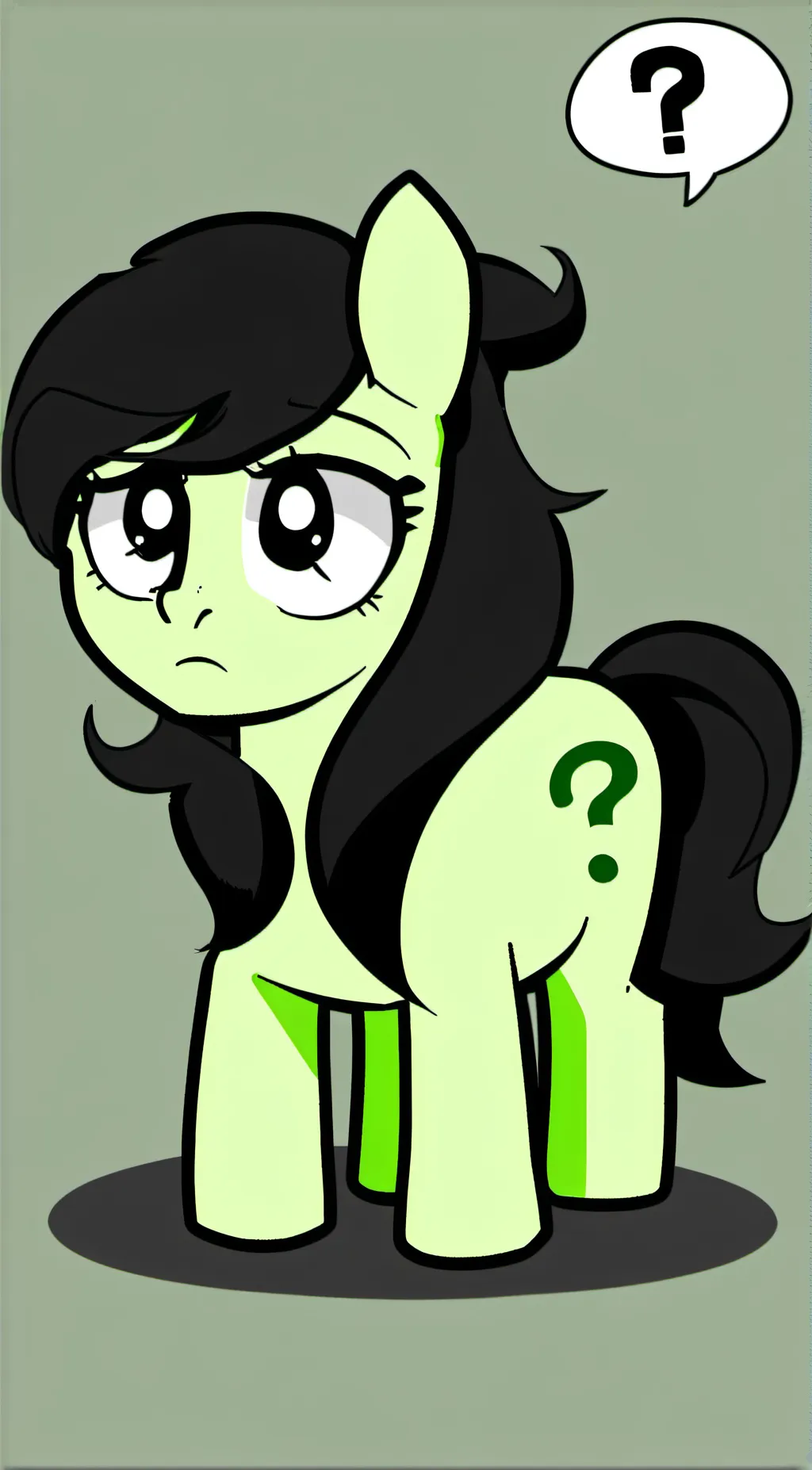 ai character: Anon filly background