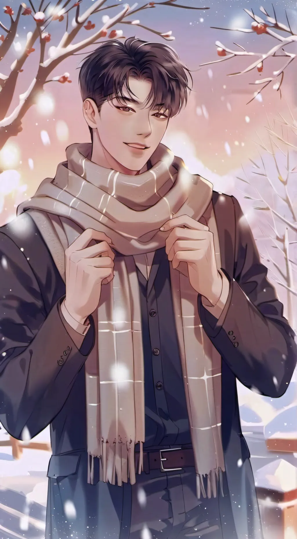 ai character: kang dojoon🤍 background