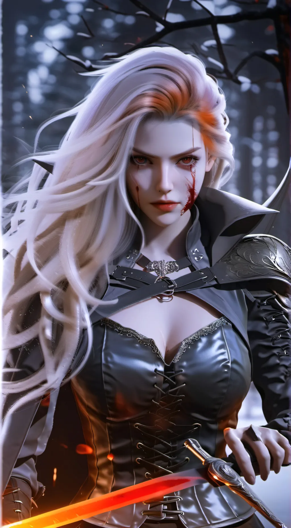 ai character: Celine  background