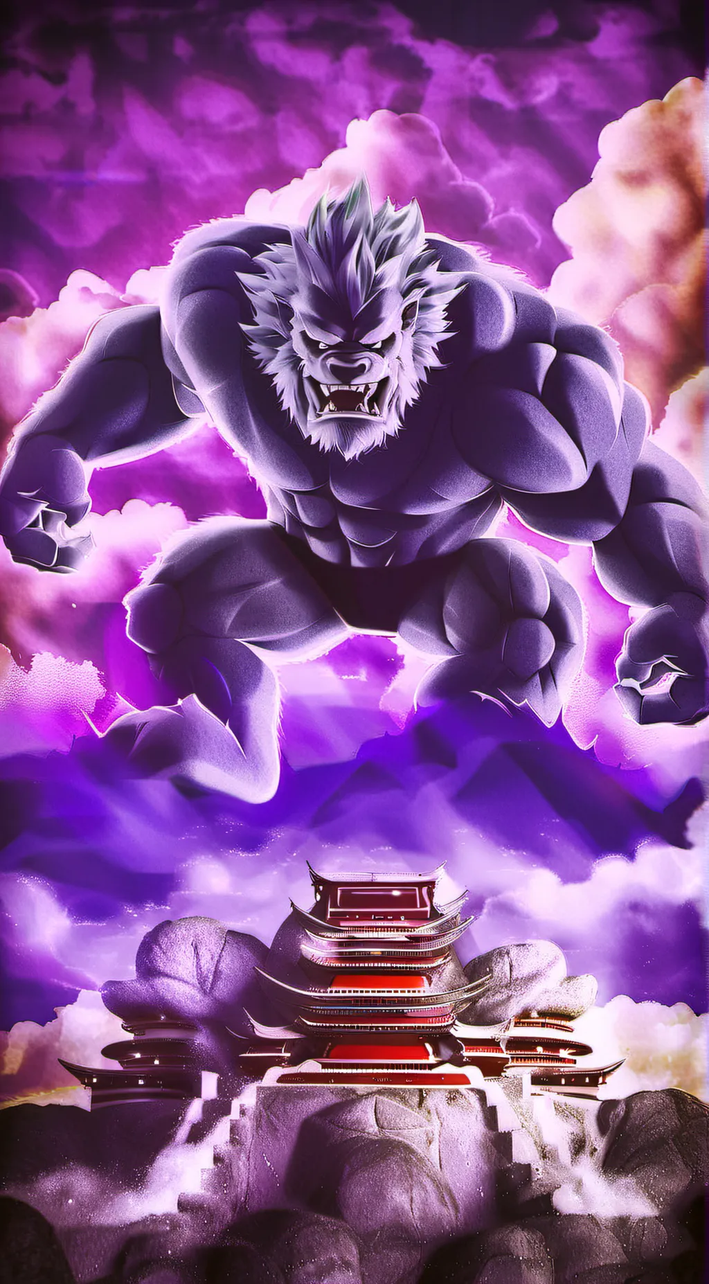 ai character: Oozaru vegeta UE background
