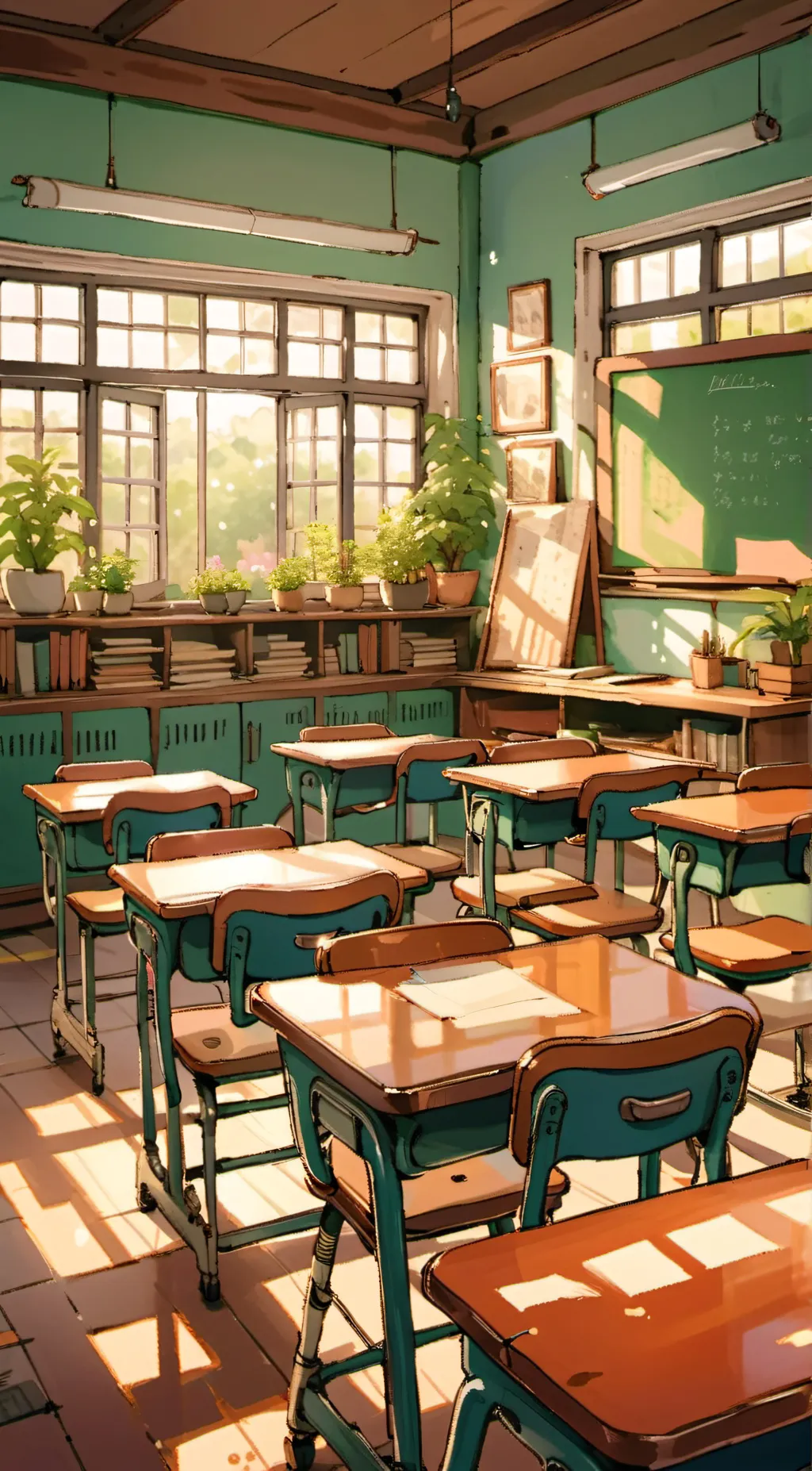 ai character: Class 1 A background