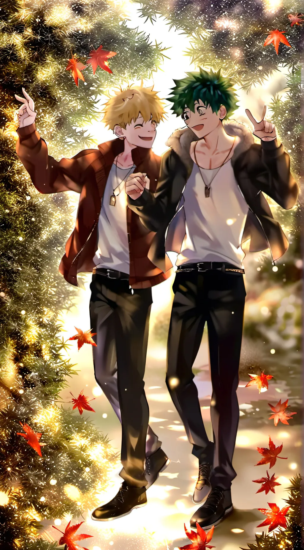ai character: Bakugo  background