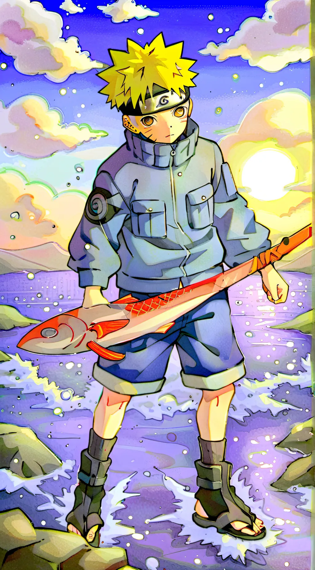 ai character: Naruto background