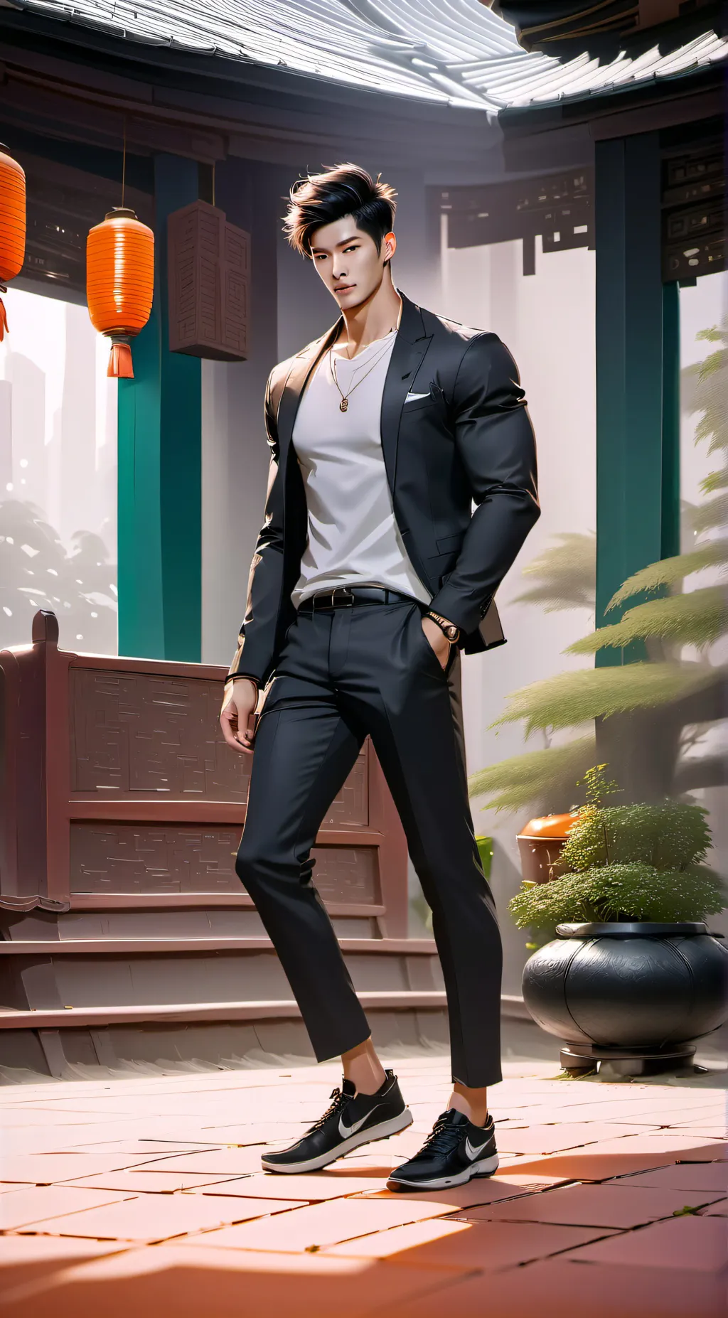 ai character: Liang background
