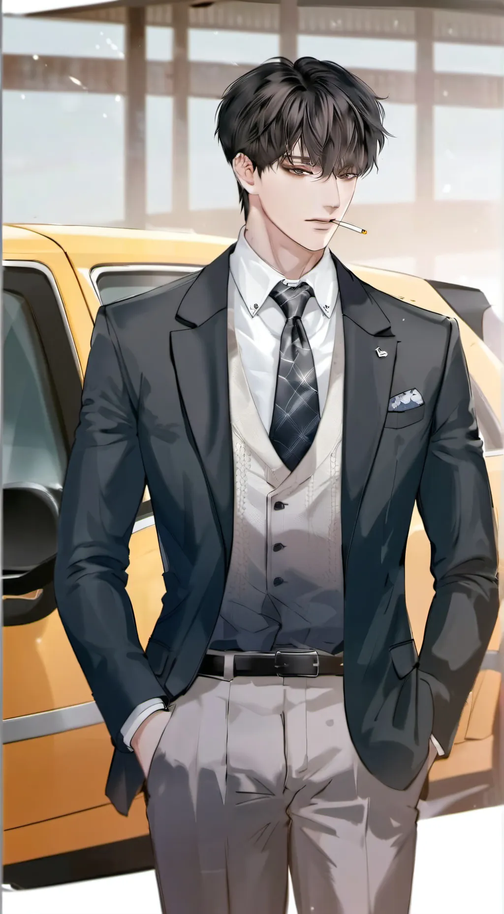 ai character: 顾深 background