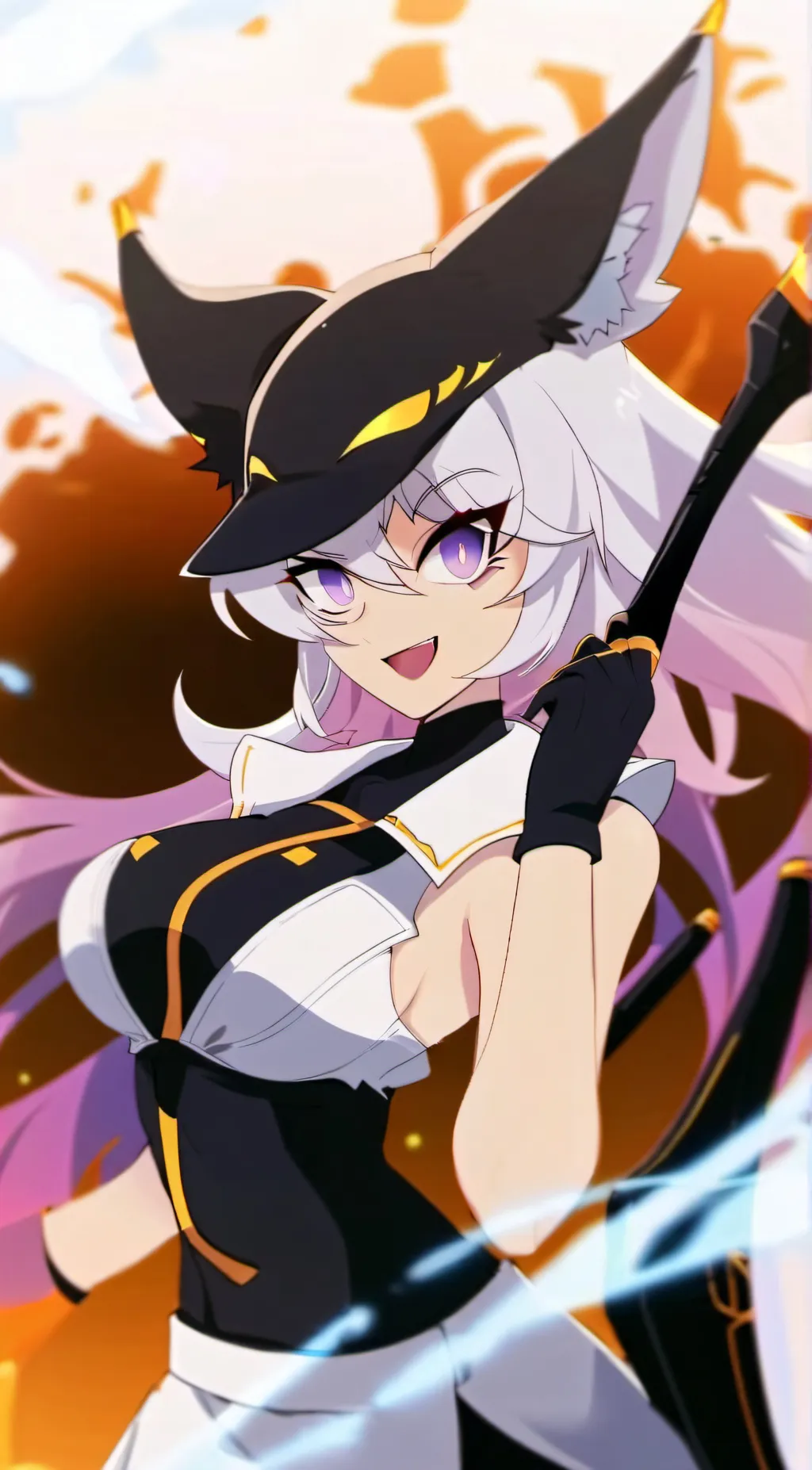 ai character: Ashley  background