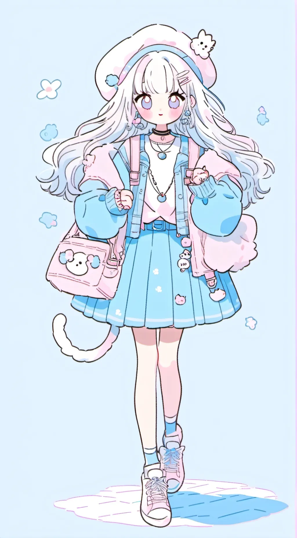 ai character: Millie star ✨ background